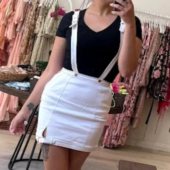 For Love And Lemons White Mini Skirt - Picture 4 of 5